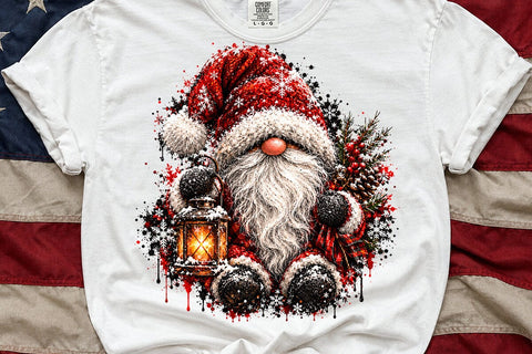 Cute Christmas Gnome Sublimation PNG Art SVG DesignDestine 