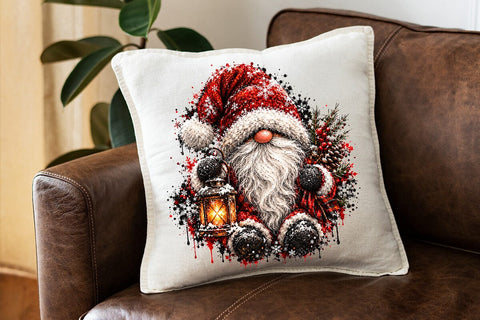 Cute Christmas Gnome Sublimation PNG Art SVG DesignDestine 