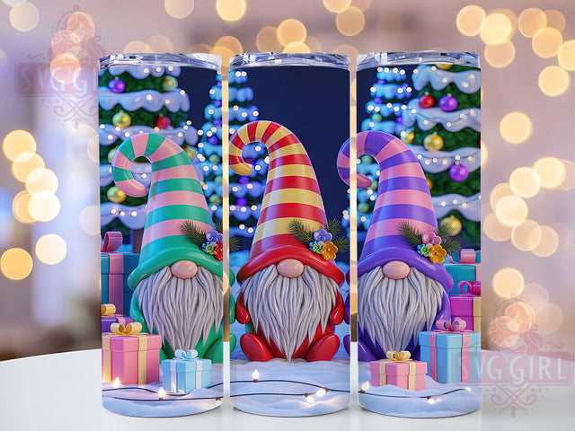 Cute Christmas Gnomes Holiday Tumbler, Xmas Gnome Sublimation Design, Festive Gnome Art, 20oz Holiday Tumbler, Whimsical Gnome Mug, Stylish Christmas Cup, Adorable Xmas Wrap Sublimation SvggirlplusArt 