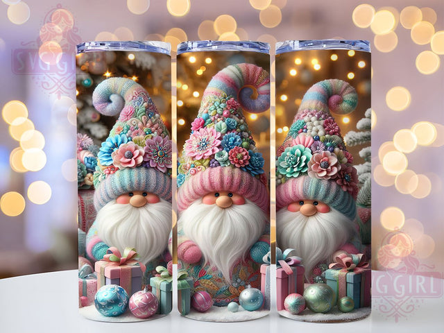Cute Christmas Gnomes Holiday Tumbler, Xmas Gnome Sublimation Design, Festive Gnome Art, 20oz Holiday Tumbler, Whimsical Gnome Mug, Stylish Christmas Cup, Adorable Xmas Wrap Sublimation SvggirlplusArt 