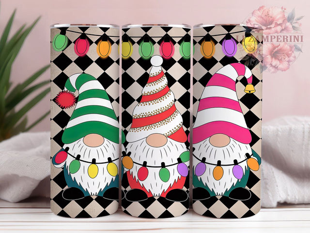Cute Christmas Gnomes Tumbler, Christmas Gnome Art, Holiday Gnomes, Festive Gnome Design, Christmas Tumbler, 20oz Tumbler, Sublimation Design Sublimation Li Zamperini 