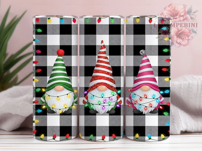 Cute Christmas Gnomes Tumbler, Christmas Gnome Art, Holiday Gnomes, Festive Gnome Design, Christmas Tumbler, 20oz Tumbler, Sublimation Design Sublimation Li Zamperini 