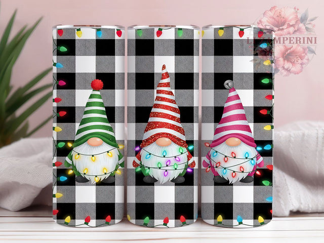 Cute Christmas Gnomes Tumbler, Christmas Gnome Art, Holiday Gnomes, Festive Gnome Design, Christmas Tumbler, 20oz Tumbler, Sublimation Design Sublimation Li Zamperini 