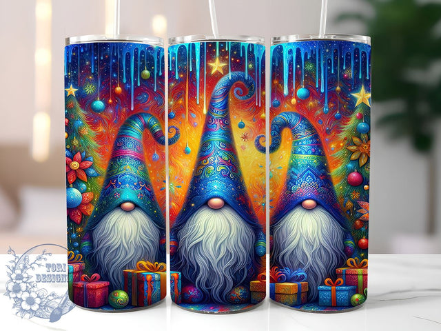 Cute Christmas Gnomes Tumbler Wrap, Gnome Tumbler Design, Holiday Gnome Wrap, 20oz Sublimation Wrap, Digital Download Tumbler, Winter Gnome Art, Festive Drinkware, Christmas Gnome PNG Sublimation ToriDesigns 