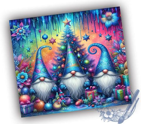 Cute Christmas Gnomes Tumbler Wrap, Gnome Tumbler Design, Holiday Gnome Wrap, 20oz Sublimation Wrap, Digital Download Tumbler, Winter Gnome Art, Festive Drinkware, Christmas Gnome PNG Sublimation ToriDesigns 