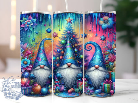 Cute Christmas Gnomes Tumbler Wrap, Gnome Tumbler Design, Holiday Gnome Wrap, 20oz Sublimation Wrap, Digital Download Tumbler, Winter Gnome Art, Festive Drinkware, Christmas Gnome PNG Sublimation ToriDesigns 