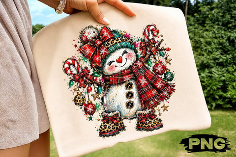 Cute Christmas Snowman Sublimation PNG SVG DesignDestine 