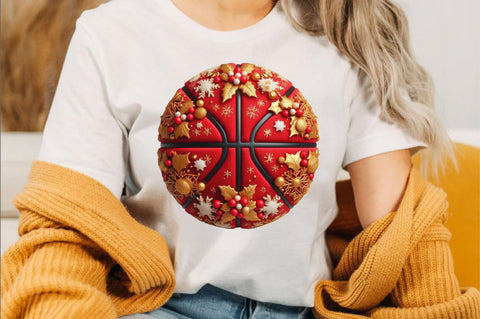 Cute Christmas Sport Balls Clipart Bundle. Sublimation SVGArt 