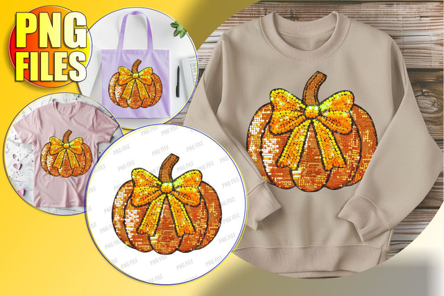 Cute Coquette Bow Pumpkin for Sublimation - Halloween Design Sublimation afrosvg 