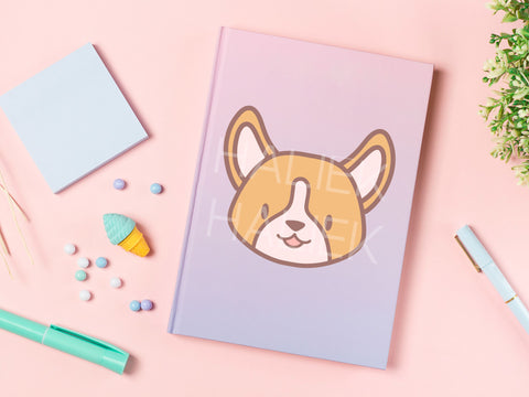Cute Corgi Dogs Color Clip Art Design Set - SVG and PNG SVG HalieKStudio 