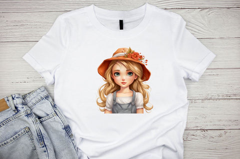 Cute Country Girl Sublimation Clipart Bundle Sublimation Designangry 