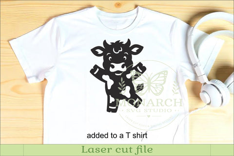 Cute Cows Silhouettes SVG Farm Animal Laser Cut Files 1 SVG APInspireddesigns 