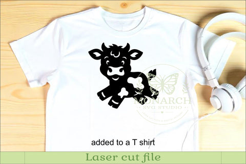 Cute Cows Silhouettes SVG Farm Animal Laser Cut Files 2 SVG APInspireddesigns 