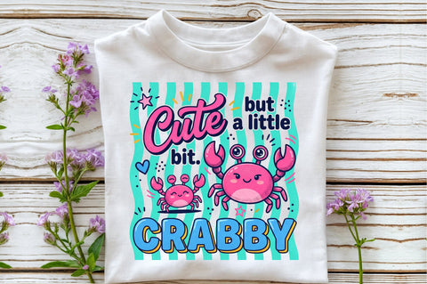 Cute Crab Funny Quote Summer PNG Sublimation designartist 
