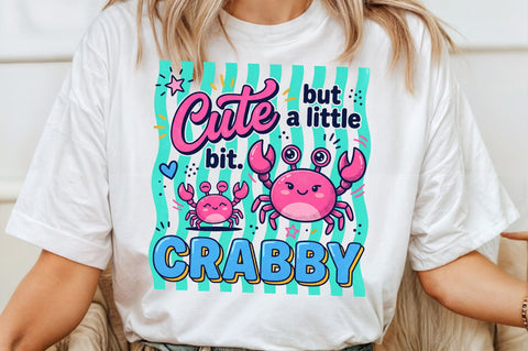 Cute Crab Funny Quote Summer PNG Sublimation designartist 