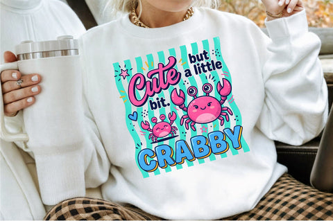Cute Crab Funny Quote Summer PNG Sublimation designartist 