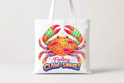 Cute Crab Sublimation PNG Coastal Animal Digital Download SVG BillahCrafts 