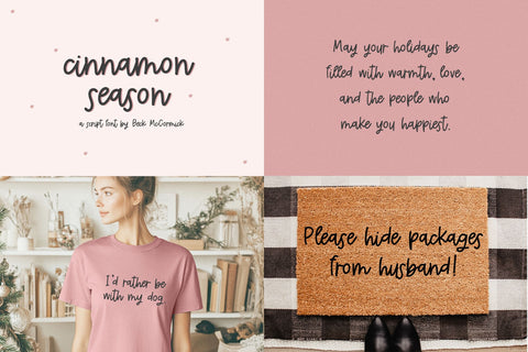Cute Cursive Font Mini Bundle Font Beck McCormick 