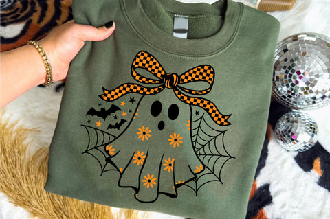 Cute Daisy Ghost SVG, Coquette Halloween SVG SVG SVG Studio 
