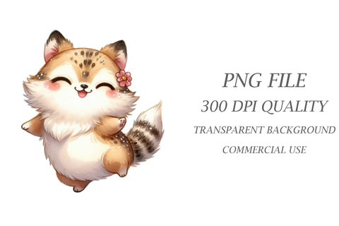 Cute Dancing Animal Clipart Sublimation Rupkotha 