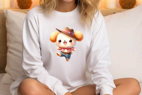 Cute Dancing Animal Clipart Sublimation Rupkotha 