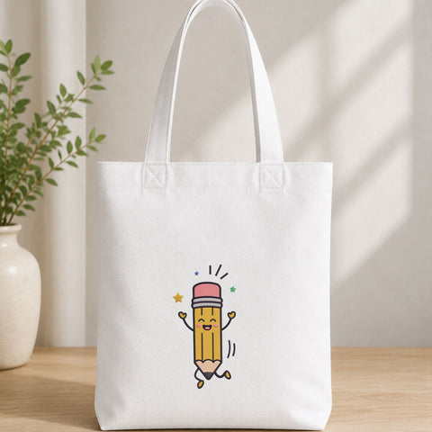 Cute Dancing Pencil Character Machine Embroidery Design – Back to School Pencil Embroidery File Embroidery/Applique DESIGNS PatternFeed8 