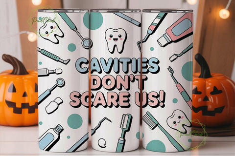 Cute Dental Tumbler Design Sublimation PixelChick 