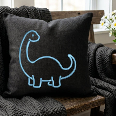 Cute Dinosaur Embroidery Design – Minimal Brontosaurus Applique Outline Machine Embroidery File Embroidery/Applique DESIGNS PatternFeed8 