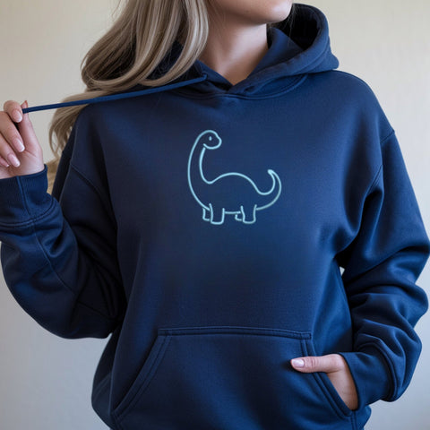 Cute Dinosaur Embroidery Design – Minimal Brontosaurus Applique Outline Machine Embroidery File Embroidery/Applique DESIGNS PatternFeed8 
