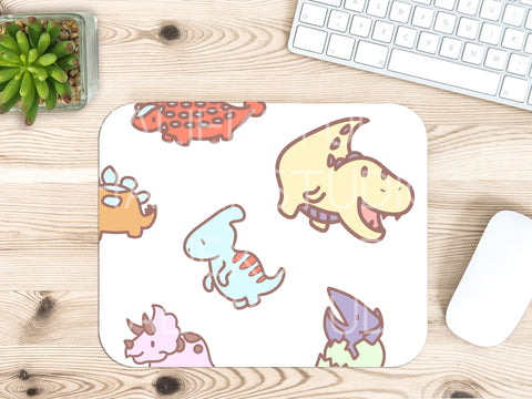 Cute Dinosaurs Color Clip art Design Set SVG HalieKStudio 