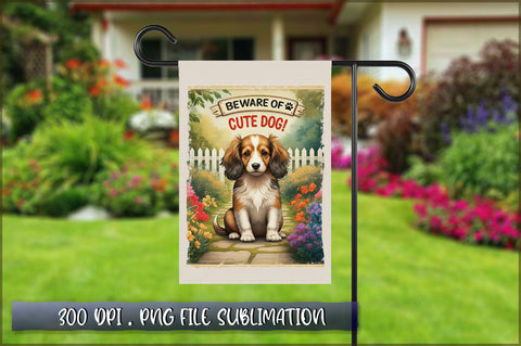 Cute Dog Garden Flag Sublimation Bundle Sublimation Shetara Begum 