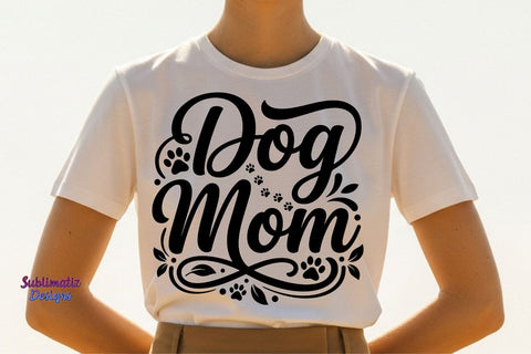 Cute Dog Mom SVG | Paw Heart SVG | Pet Lover Design SVG Sublimatiz Designs 
