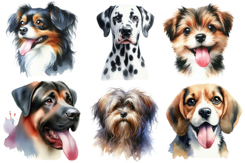 Cute Dog Sublimation Clipart Bundle Sublimation designartist 
