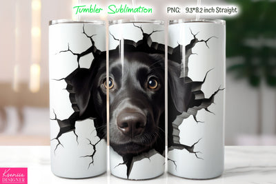 Cute Dog Tumbler Sublimation Sublimation Kseniia designer 