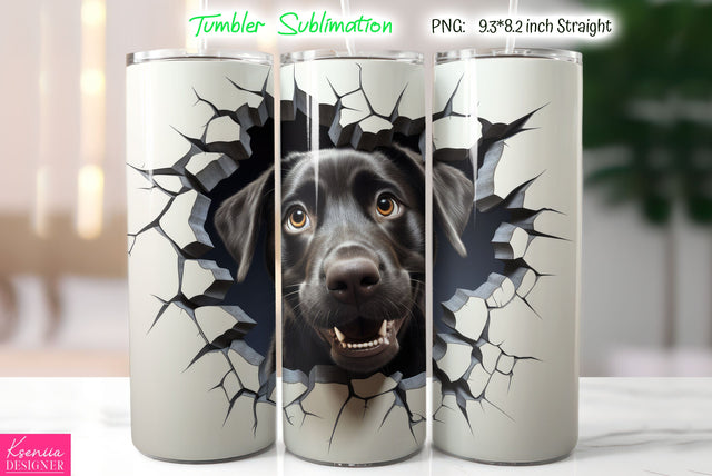 Cute Dog Tumbler Sublimation Sublimation Kseniia designer 