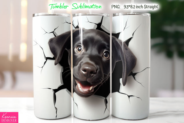Cute Dog Tumbler Sublimation Sublimation Kseniia designer 