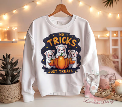Cute Dogs, Halloween Dogs, No Tricks Just Treats, PNG Files, Sublimation Designs, Dog Lover Gifts, Halloween Sublimation, Pet Halloween Decor Sublimation Lara' s Designs 