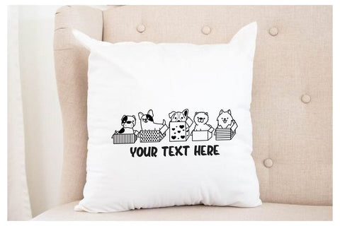 Cute Dogs SVG, Funny Cute dog box, dog cup, dog pocket SVG dadan_pm 