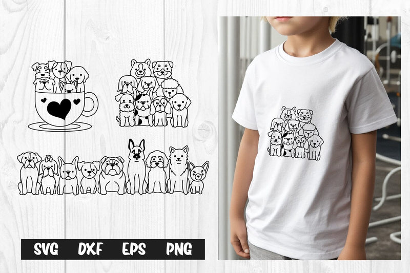 Cute dogs SVG, Funny Cute dogs SVG dadan_pm 