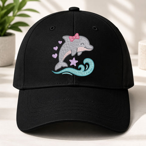 Cute Dolphin Bow Machine Embroidery Design Ocean Wave Dolphin Embroidery File Embroidery/Applique DESIGNS PatternFeed8 