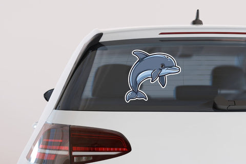 Cute Dolphin Sticker Clipart Bundle Sublimation Regulrcrative 