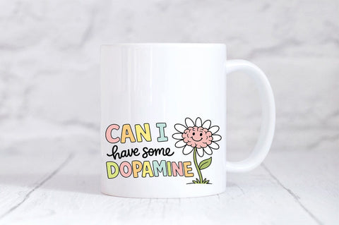Cute Dopamine Mental Health PNG Sublimation Pickled Thistle Creative 