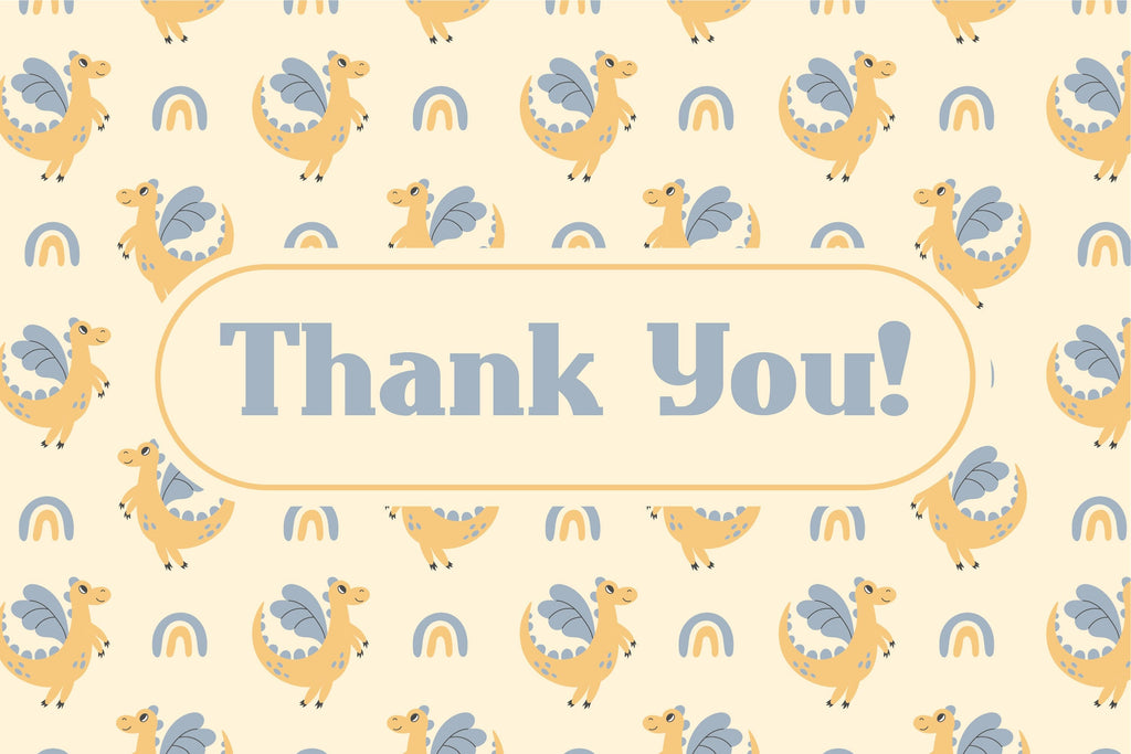 Cute Dragon Seamless Patterns - So Fontsy