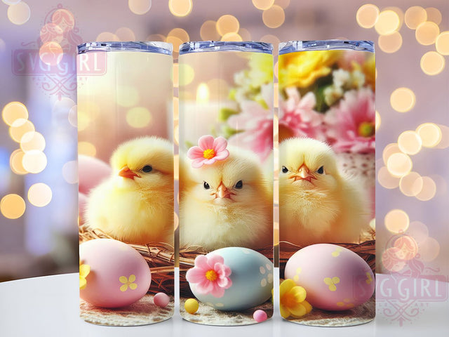 Cute Easter Baby Chick Tumbler, Easter Egg Tumbler, Cute Chick Wrap, Stylish 20oz Wrap, Sublimation Design, Trendy Gift Idea, Inspirational Easter Tumbler Sublimation SvggirlplusArt 