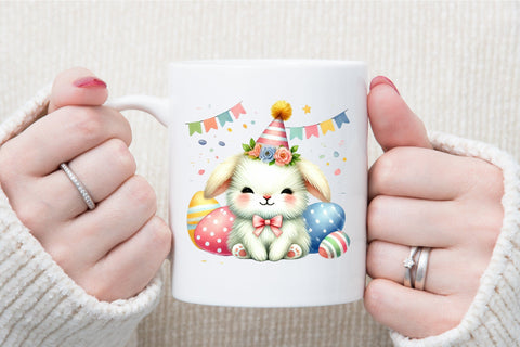 Cute Easter Bunny Clipart Sublimation designartist 
