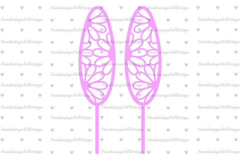 Cute Easter bunny ears decoration, Topper laser cut SVG AnastasiyaArtDesign 