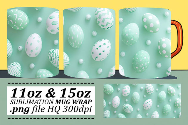 Cute Easter Bunny Mugs | Spring Sublimation 11oz 15oz Sublimation afrosvg 