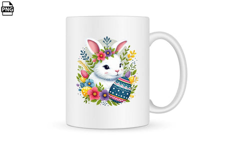 Cute Easter Bunny PNG Printable File Sublimation Creativedesigntee 