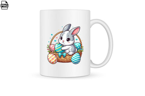 Cute Easter Bunny PNG Printable File Sublimation Creativedesigntee 