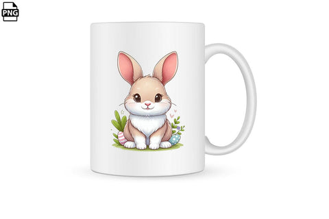 Cute Easter Bunny PNG Printable File Sublimation Creativedesigntee 